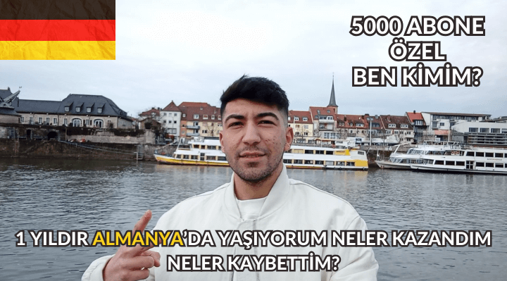 ALMANYA'YA GELELİM TAM 1 YIL OLDU! NELER KAZANDIM NELER KAYBETTİM? 5000 ABONE ÖZEL VİDEO!